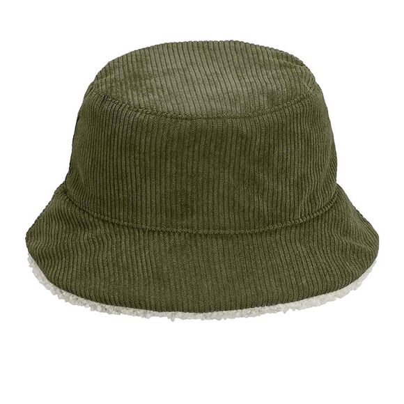 SOLS Unisex Adult 2 in 1 Reversible Bucket Hat / Army/Beige - Picture 2 of 5